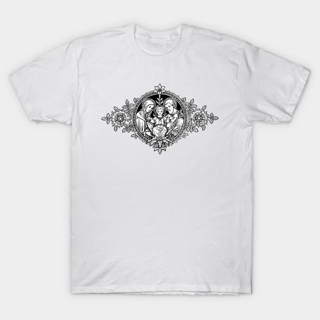 Holy Family - white bkg T-Shirt by DeoGratias